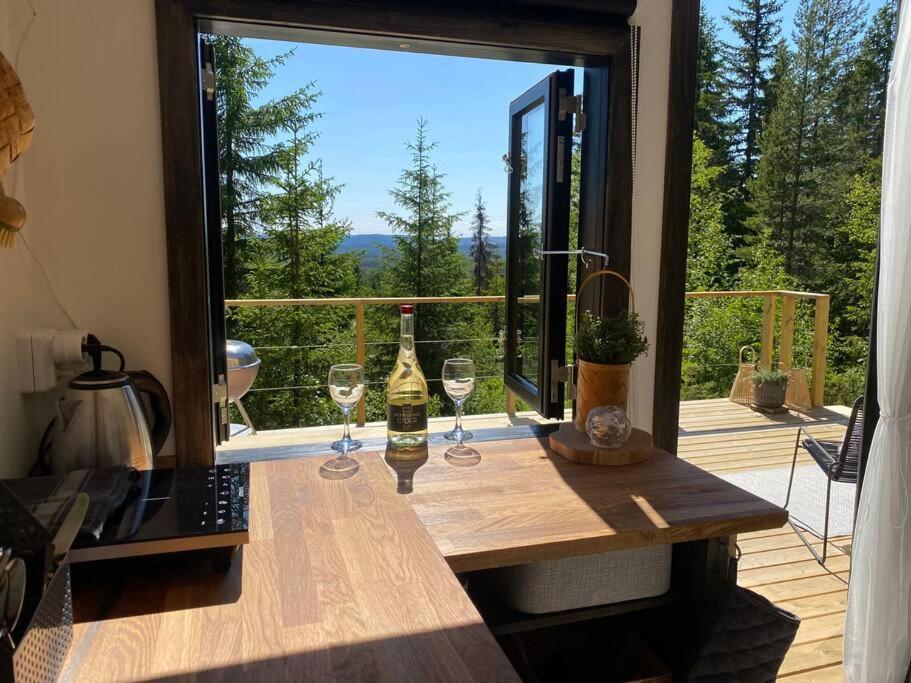 Forest Cabin With Stunning Mountain View & Sauna Турсбю Экстерьер фото
