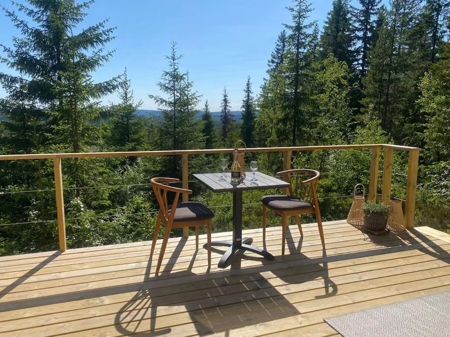 Forest Cabin With Stunning Mountain View & Sauna Турсбю Экстерьер фото